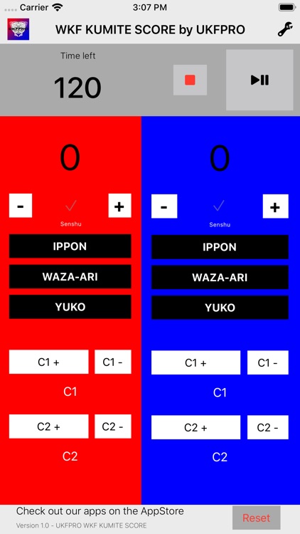 WKF Kumite Scoreboard - UKFPRO