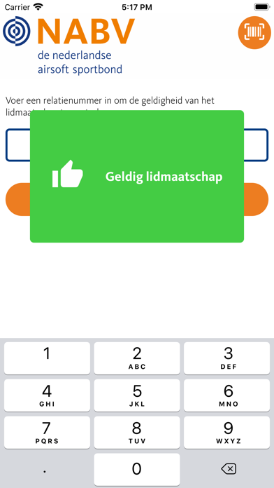 NABV Scanner Screenshot