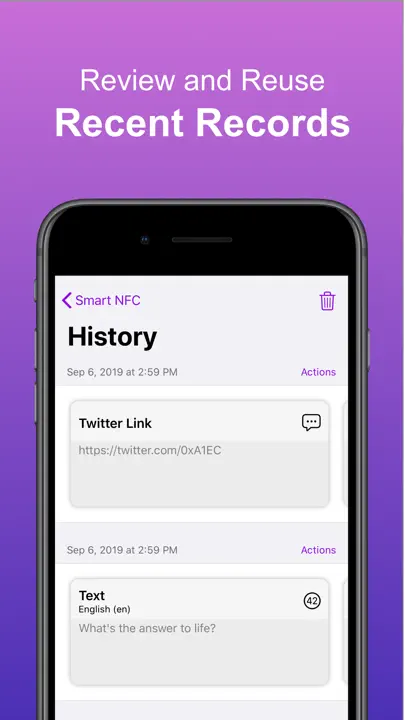 Smart NFC iPhone-skjermbilde 5