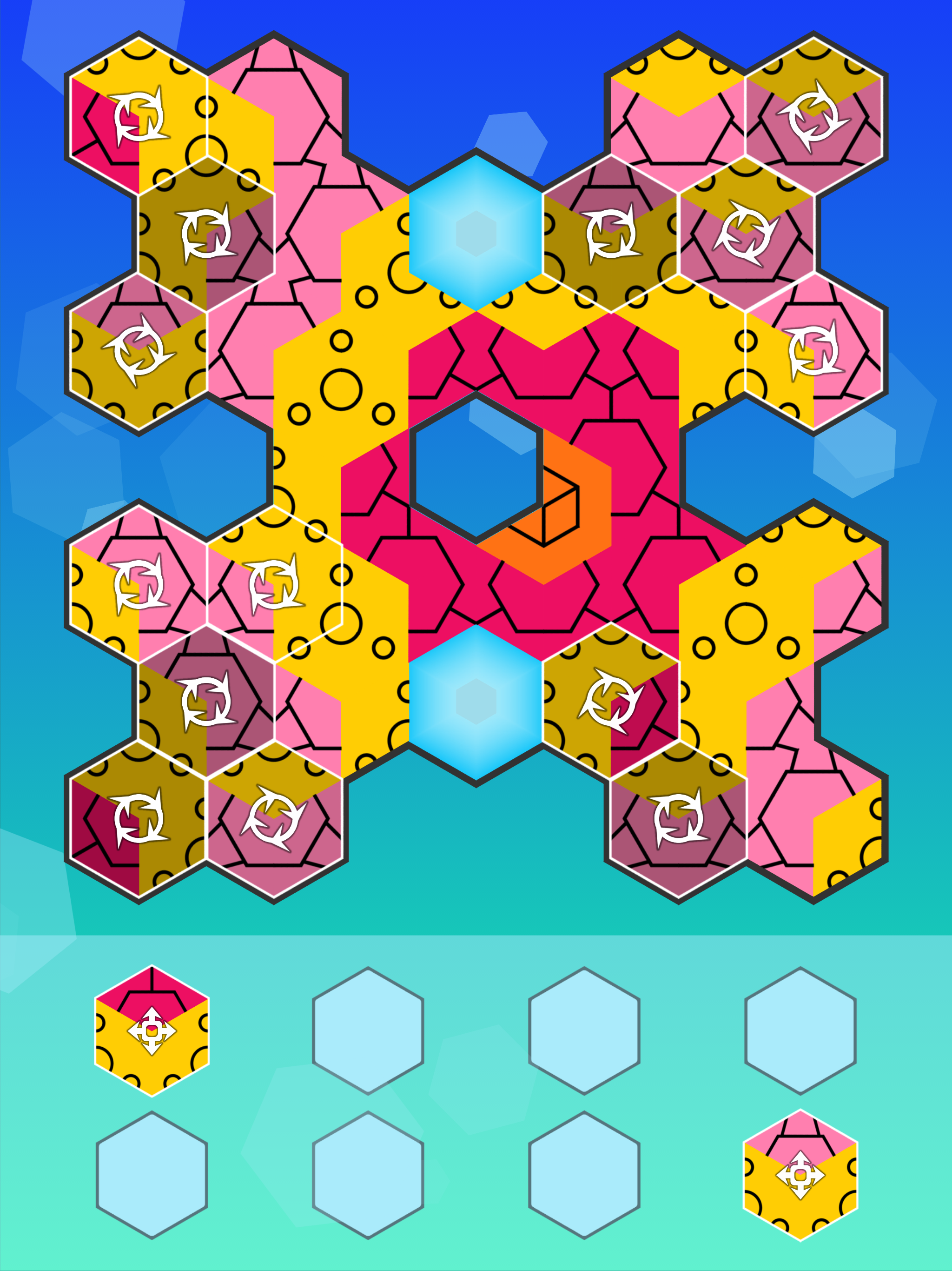 Aurora Hex - Pattern Puzzles