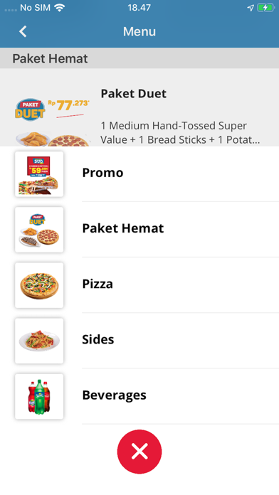 Domino's Pizza Indonesia iPhone screenshot 4