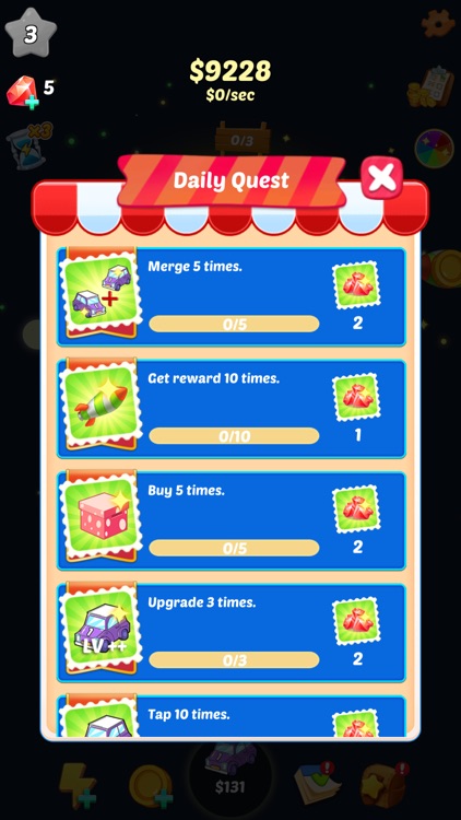 Merge Car: World Tycoon