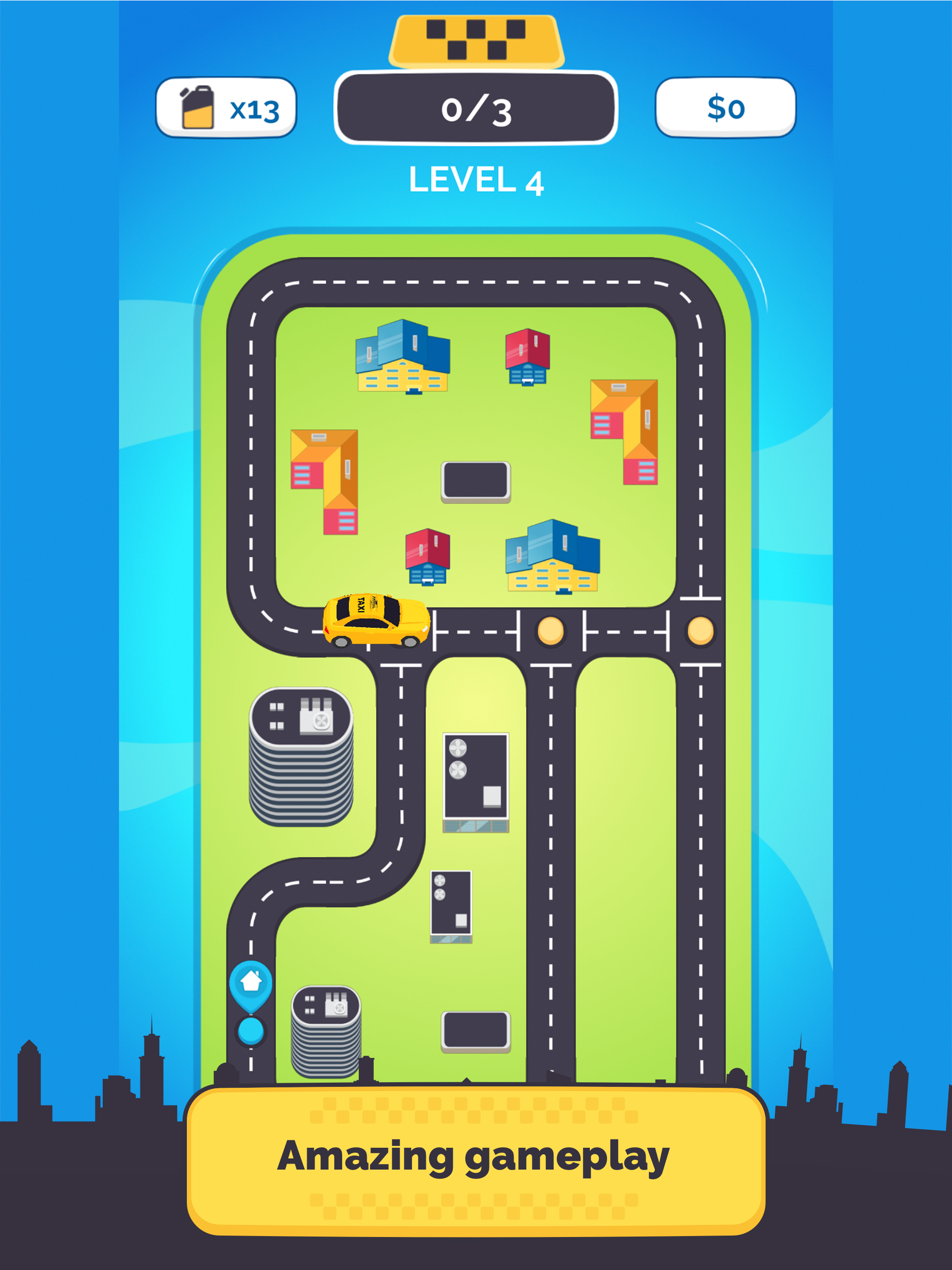 Taxi Town: Arcade Drive Game