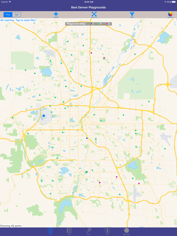 Best Playgrounds in Denver iPad screenshot 5 - Lifestyle app