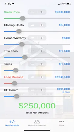 Sellers Net Calculator iPhone image 3