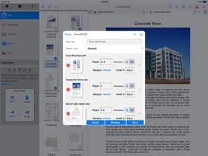 Save2PDF screenshot #2 for iPad