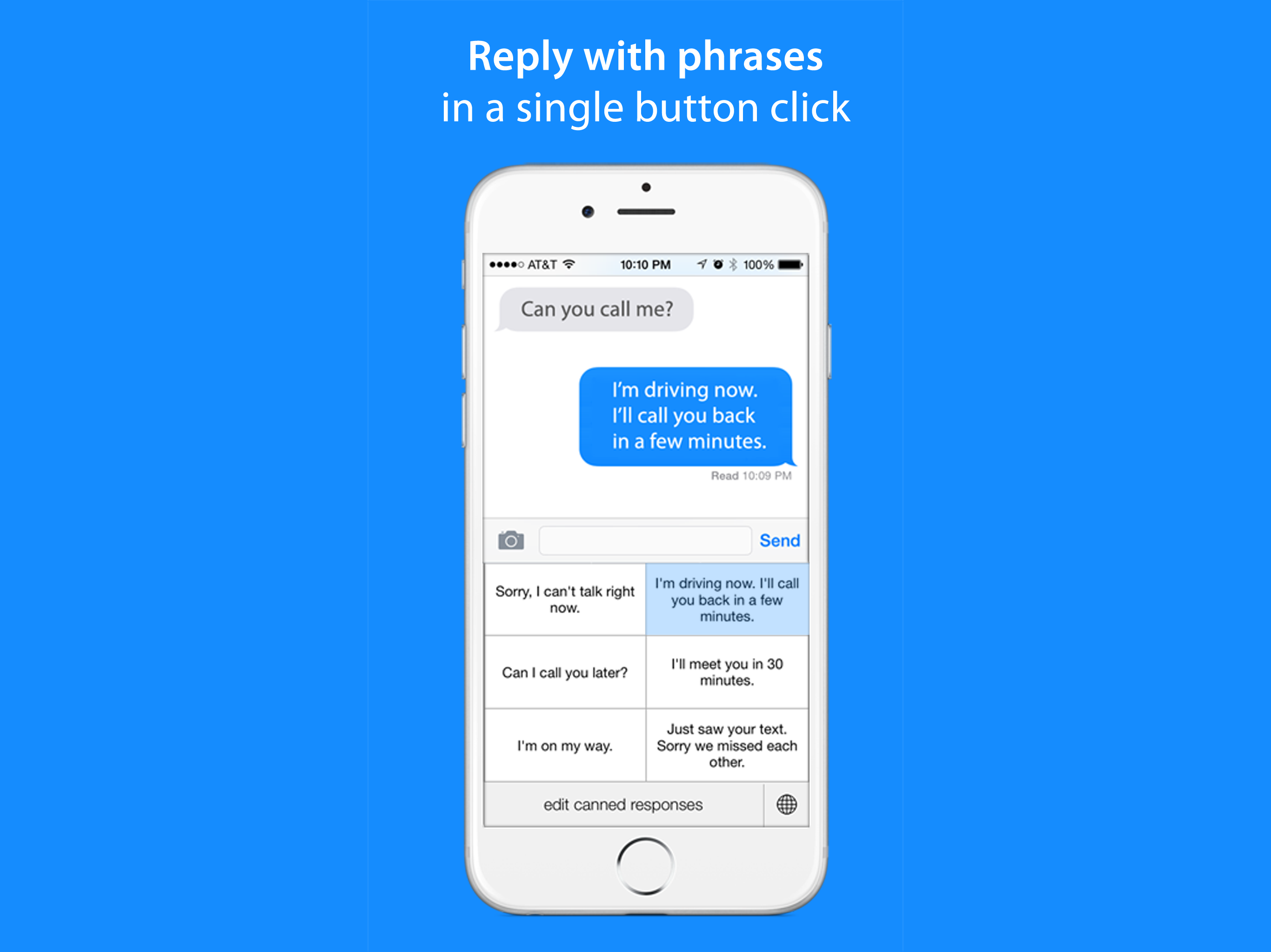 Canned Replies Keyboard screenshot 3