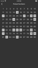 Tambola Generator screenshot
