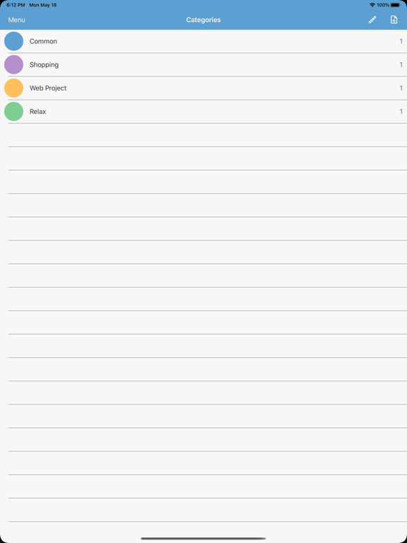 Notepad: notes, checklist iPad screenshot