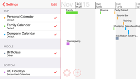 CoCoCal - Timeline Calendar screenshot