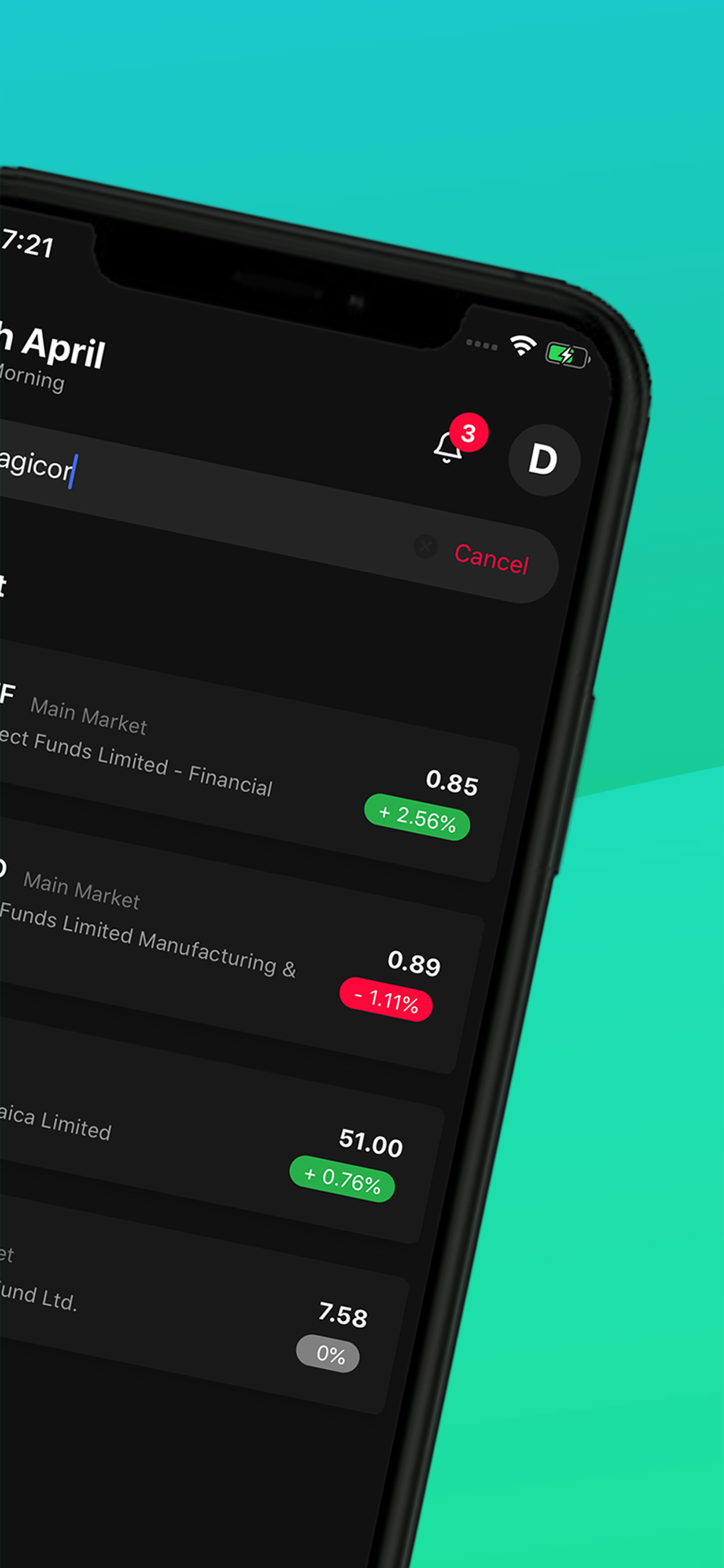 My Stocks - Jamaica screenshot 2