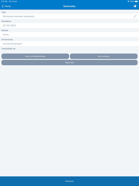 Nmbrs Medewerker app iPad app afbeelding 6