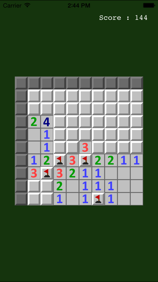 #2. Thoroughly MineSweeper (iOS) By: Yuki Fujimoto