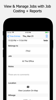 Timeero GPS Time Tracking screenshot 2