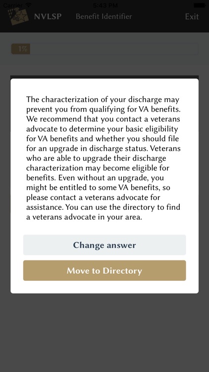 NVLSP VA Benefit Identifier screenshot-3