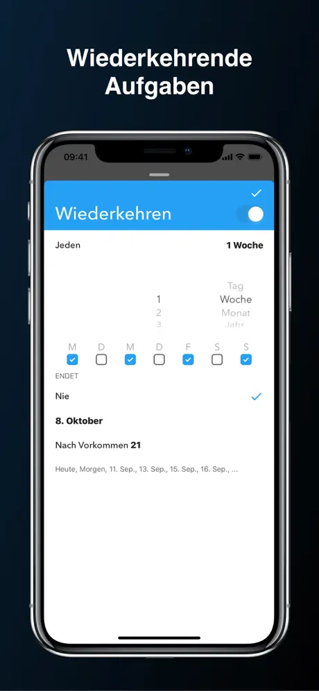 Blitz.do: To Do List, Aufgaben