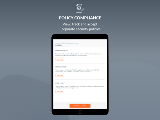 Sakon Mobility Management iPad screenshot 7 - Business app
