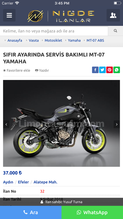 Screenshot #3 pour Niğde İlanlar