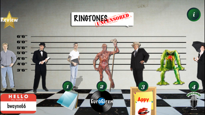 RINGTONES UNCENSORED PRO Screenshot