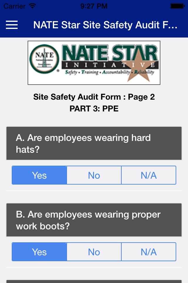 NATE STAR Initiative screenshot 3