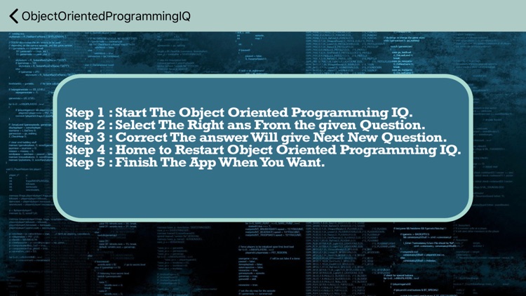 Object Oriented Programming IQ