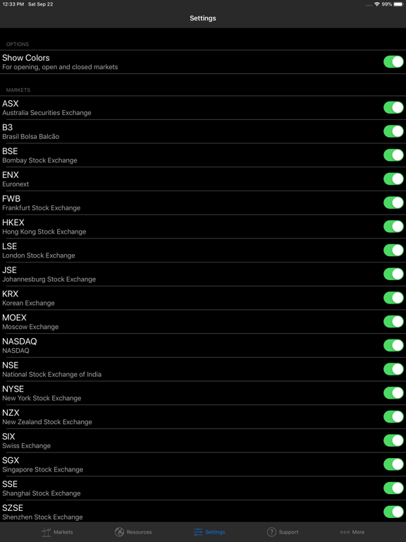 Screenshot #5 pour Stock Market Hours Stock Clock