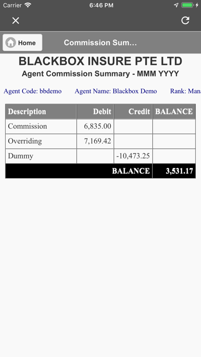 App screenshot