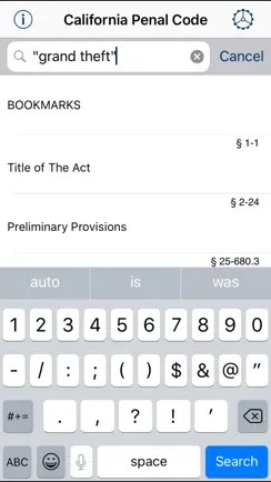 CA Penal Code 2026 iPhone image 1