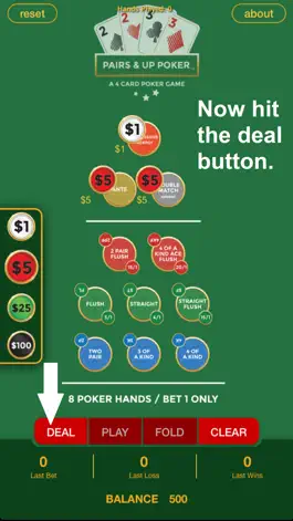 Game screenshot Pairs & Up Poker hack