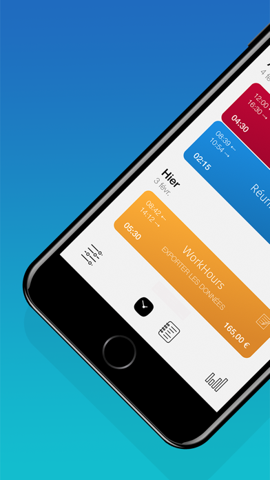 Screenshot #1 pour WorkHours: Time Tracker