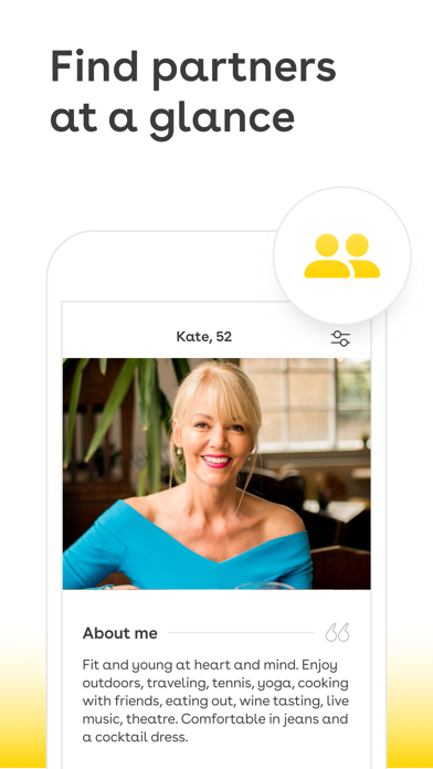 Kostenlose dating-app für über 50