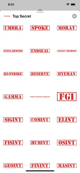 Game screenshot Top Secret Stickers apk