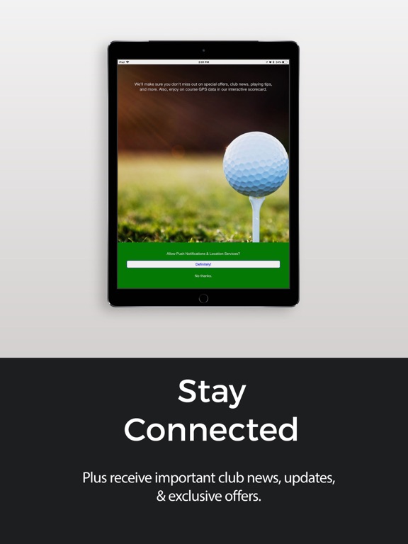 Blue Ridge Shadows Golf Club iPad screenshot 3 - Sports app