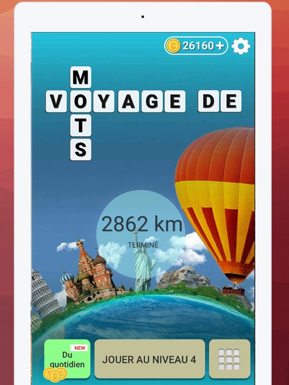 Screenshot #4 pour Voyage des mots:Jeu de lettres