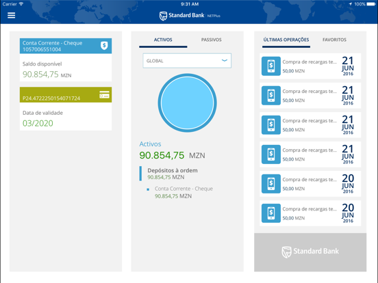 Screenshot #6 pour Standard Bank MZ NETPlus APP