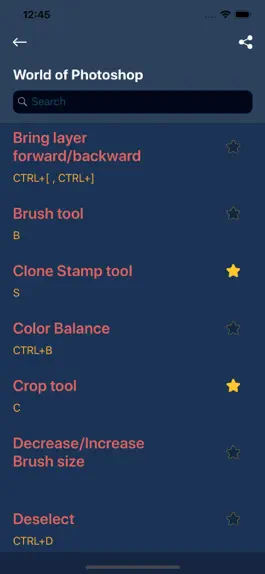 Game screenshot PS Quick Keyboard Shortcuts hack