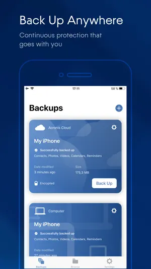 Acronis Mobile screenshot 1