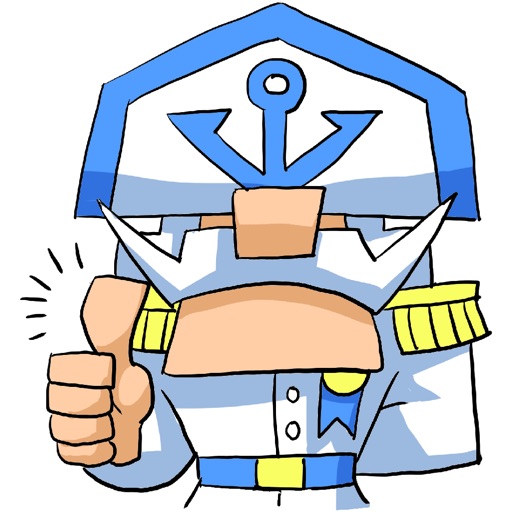 Admiral White Beard Stickers icon