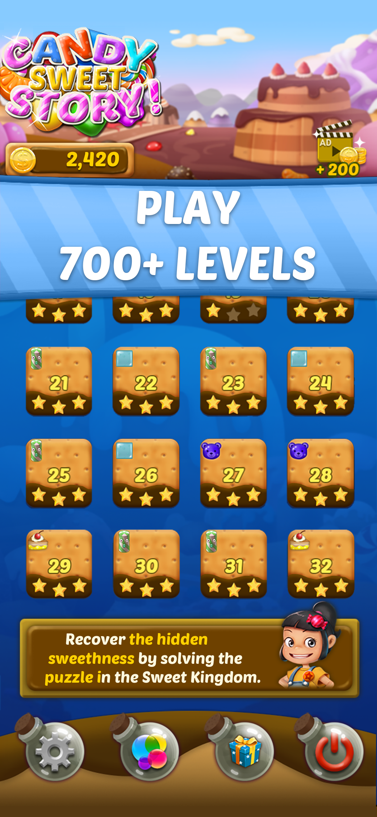 CandySweetStory:Match-3 Puzzle screenshot 5