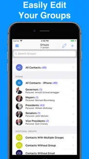 a2z contacts - group text app iphone screenshot 3