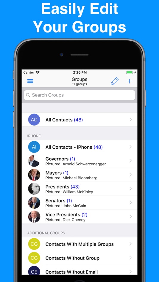 #3. A2Z Contacts - Group Text App (iOS) 게시자: Playa Apps