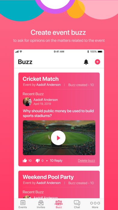 The goodtime App Screenshot