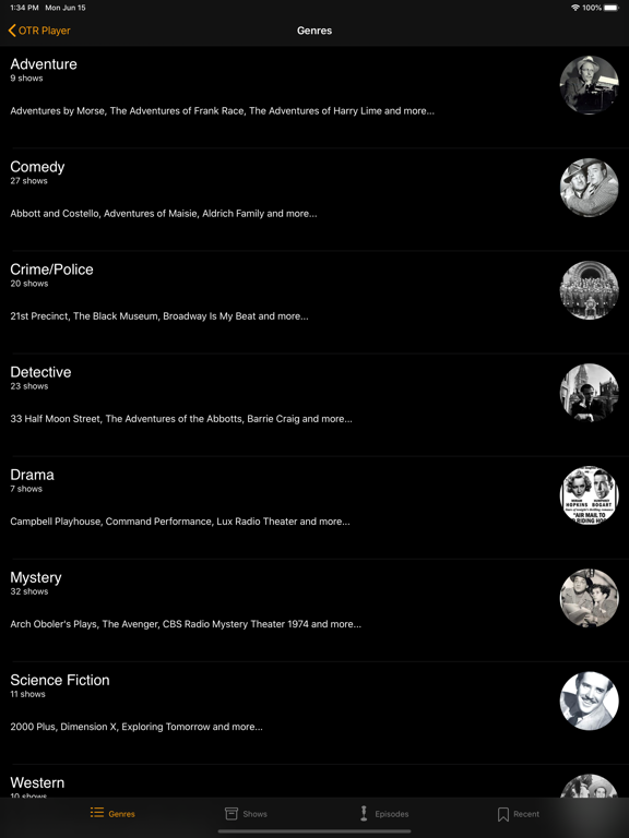 Screenshot #5 pour OTR Player