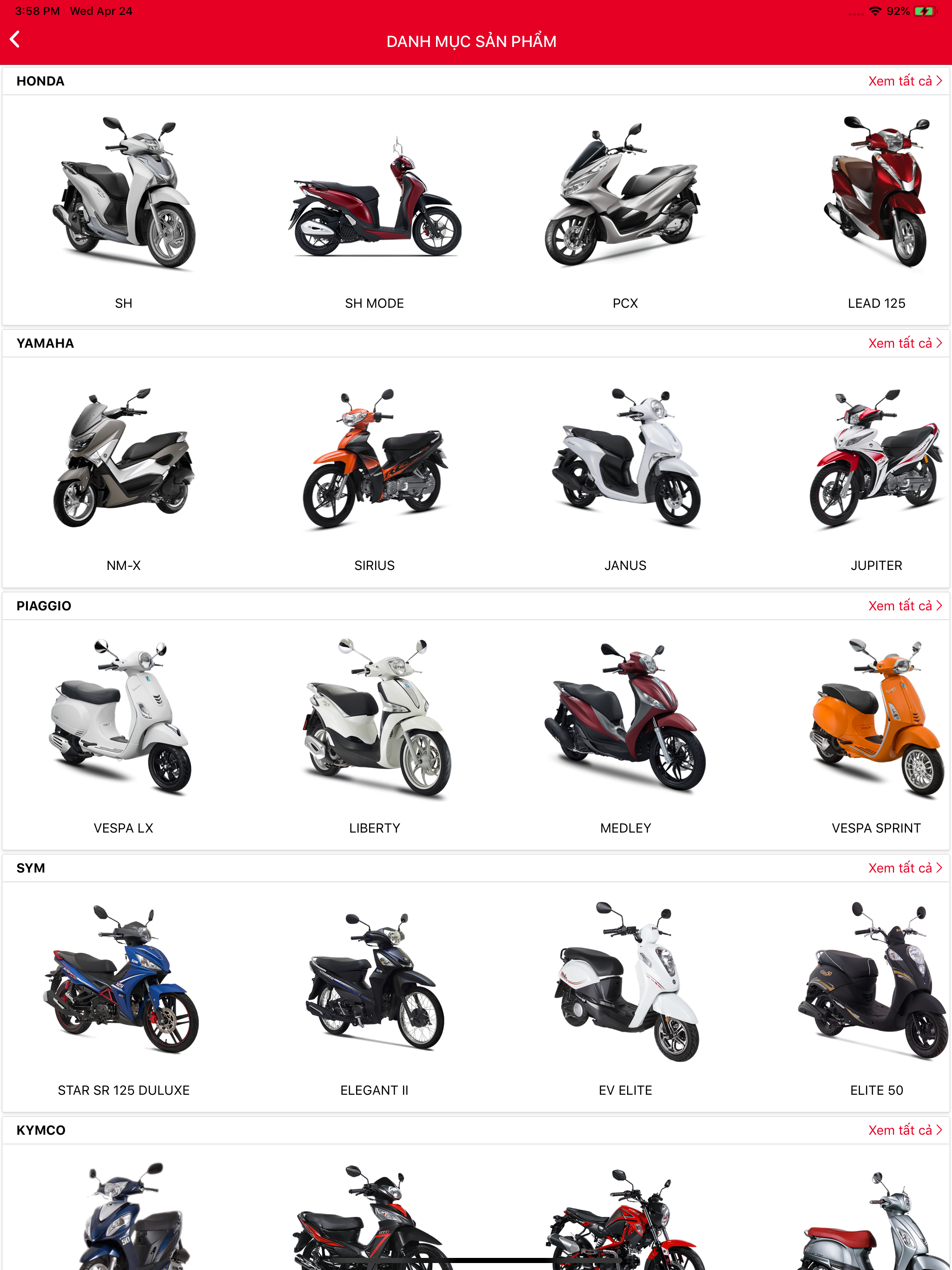 Xe Máy Tiến Thu screenshot 19