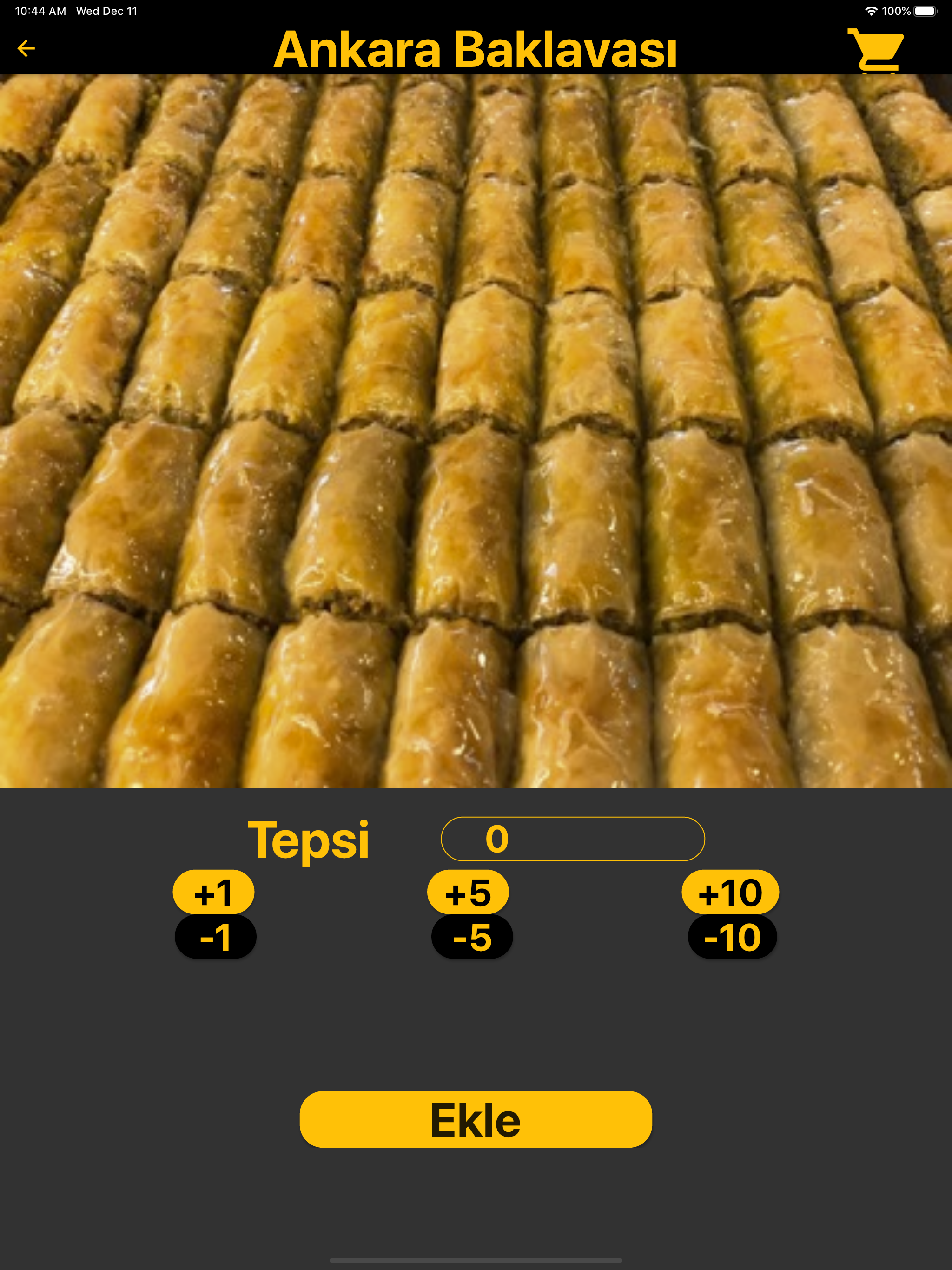 Baksan Sipariş