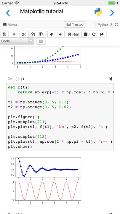 Carnets - Jupyter iPhone-skjermbilde 3