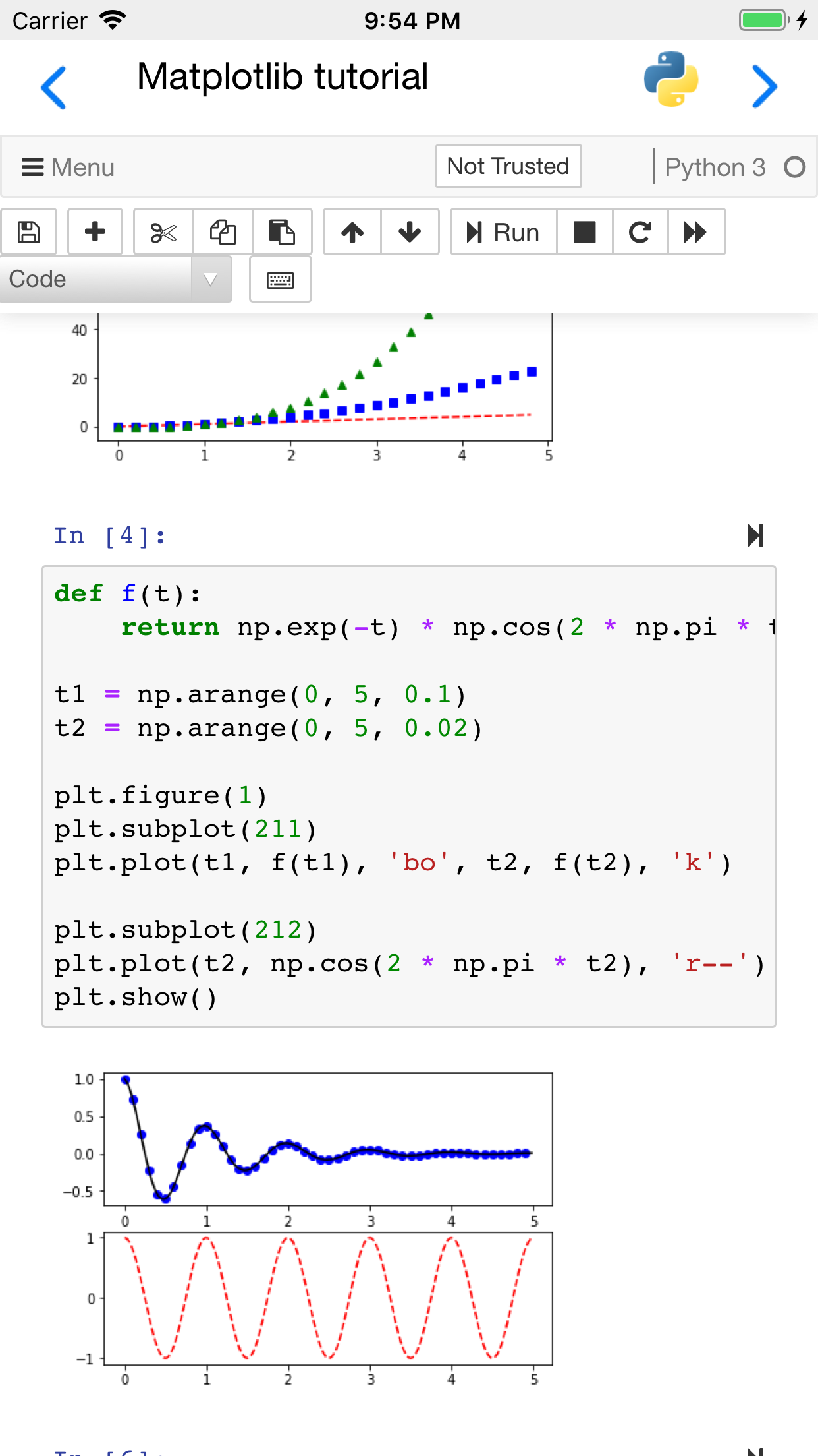 Carnets - Jupyter screenshot 3