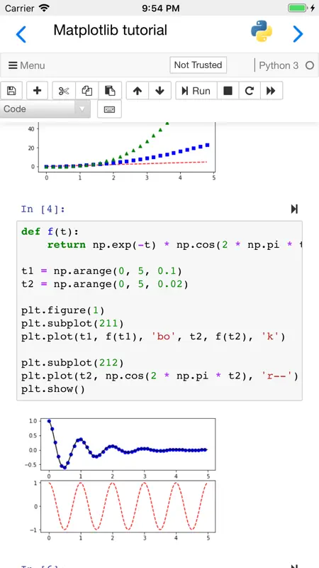 Carnets - Jupyter screenshot 3 of 4