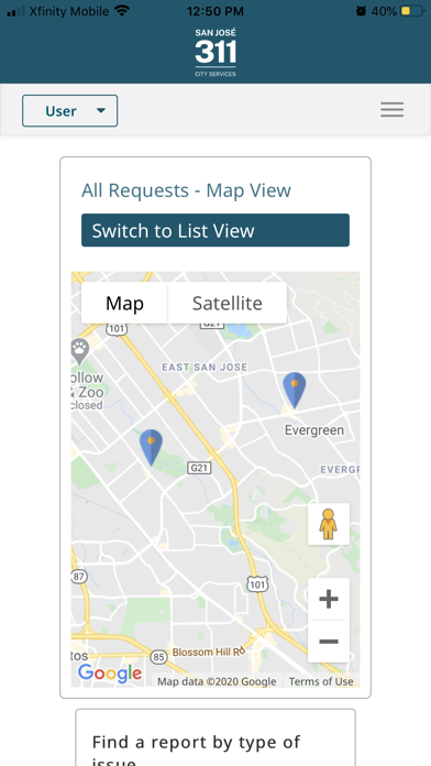 San José 311 Screenshot