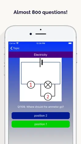 Game screenshot PhysQuiz - AQA GCSE Physics hack